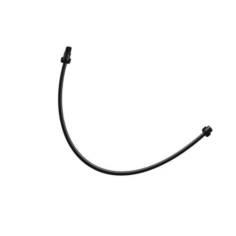 Engate Flexível Astra com Terminal Liso, Preto, 1/2 Polegada, 40 cm