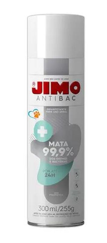 Jimo Antibac 300 ml Sem Fragrância Aerossol