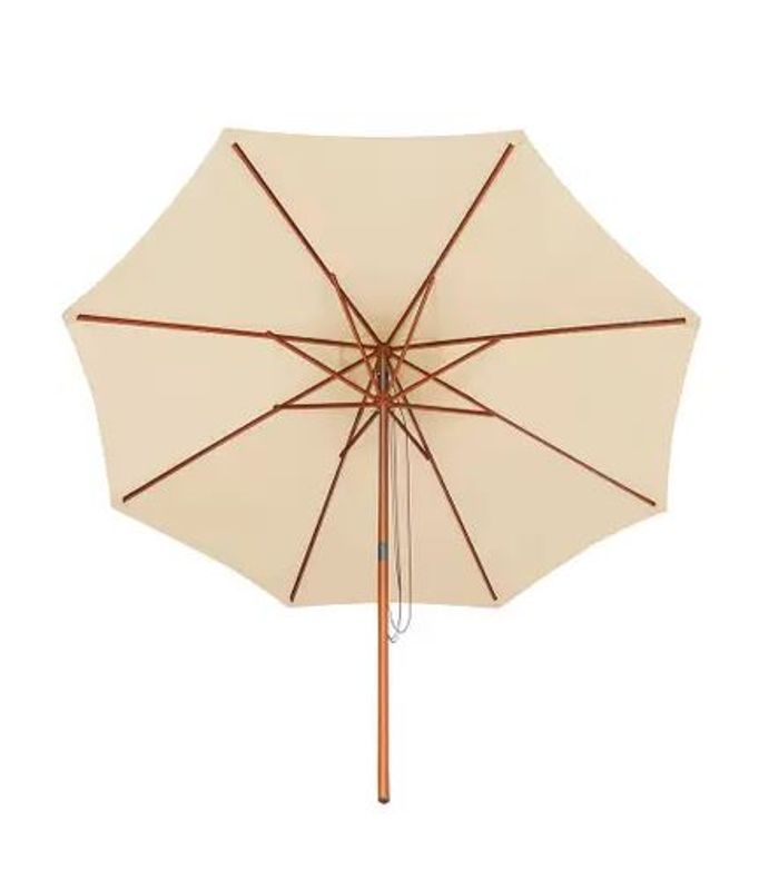 Mor Ombrelone de Madeira 2,4 Metros, Bege
