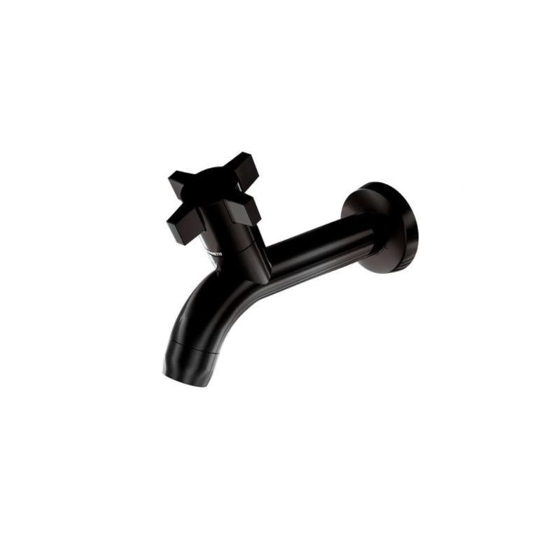 Torneira de Pia de Bica Longa Lorenzetti Fitt Cross 1132 F64 Preta