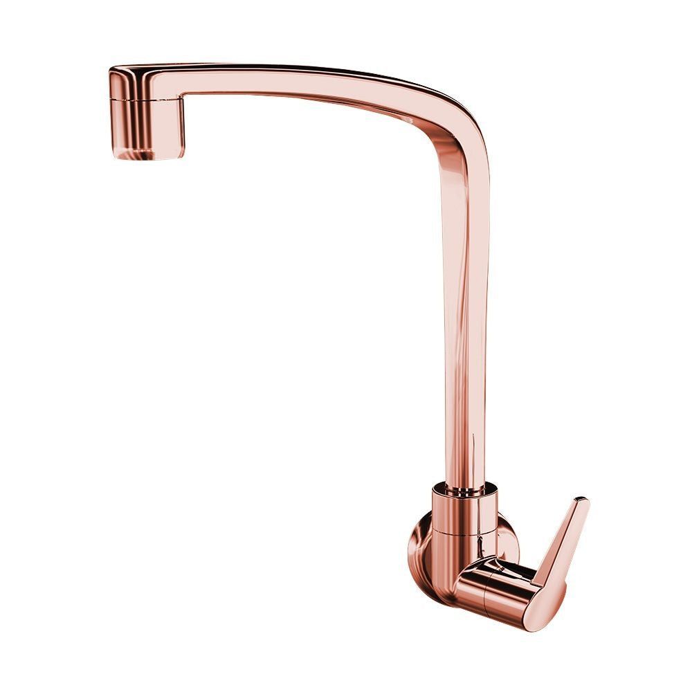 Torneira de Cozinha de Parede Lorenzetti 1168 F71 Rose Gold