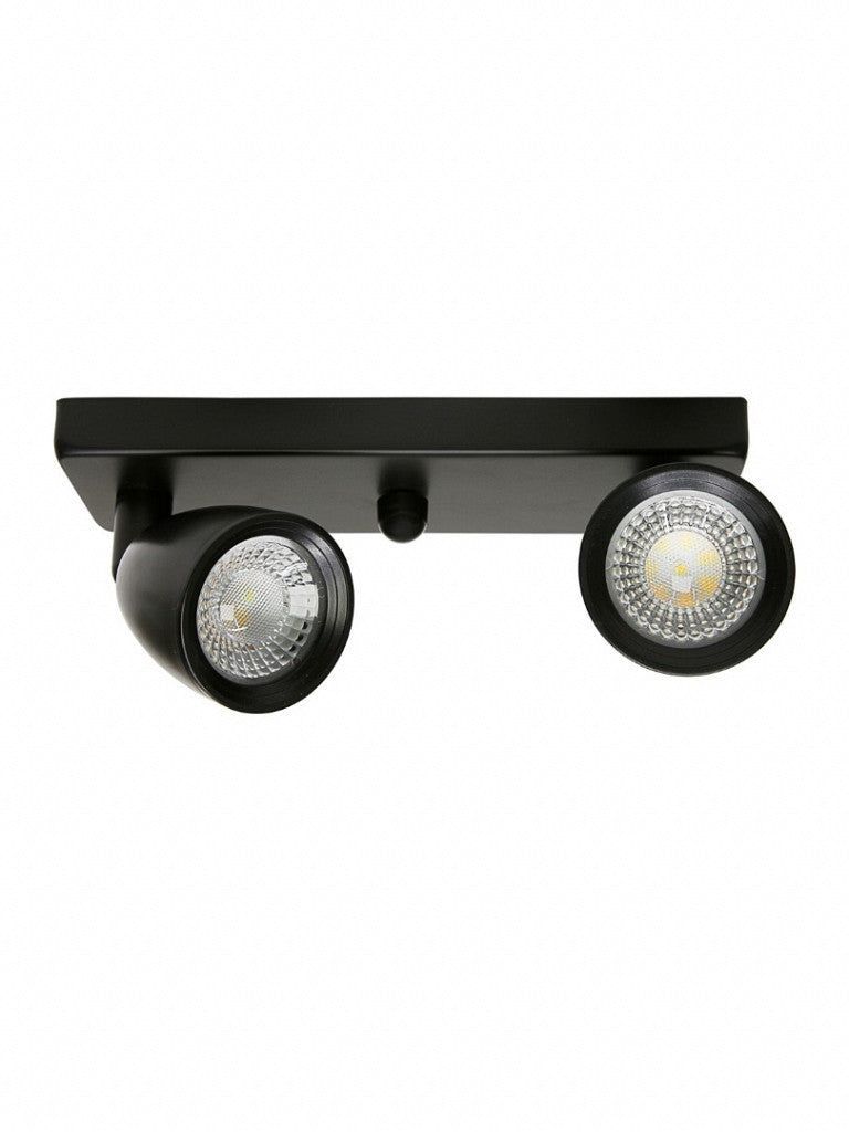 Spot Taschibra Direct Base Linear LED MR16 2x4 W 6500 K Preto