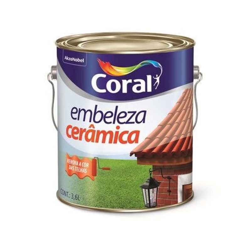 Esmalte para Cerâmica Coral Embeleza 3,6 Litros