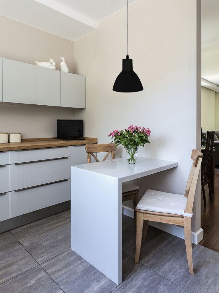 Luminária Taschibra Design TD 622/1 Para 1 Lâmpada E27 Preta