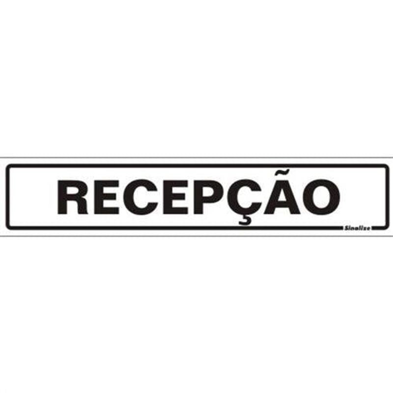 Placa De Poliestireno 5x25cm - Recepção