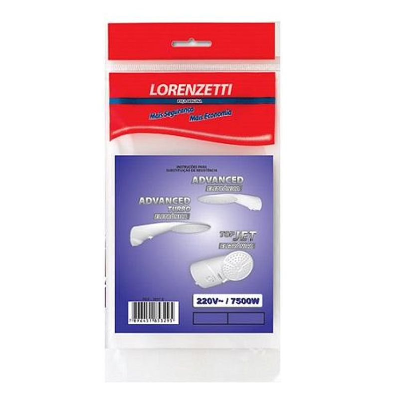 Resistência Eletrônica Lorenzetti Advanced/Top Jet 7500W 220V