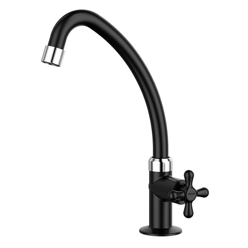 Torneira de Cozinha de Mesa Viqua Maruja Especial, 1/2 Polegada, Preta