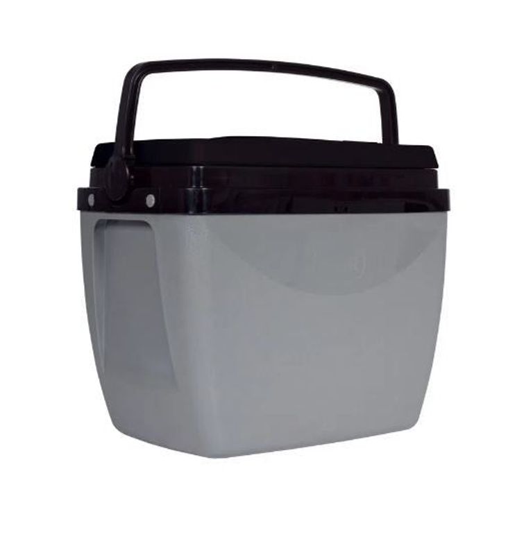Caixa Térmica Mor, 18 Litros, Cinza e Preta
