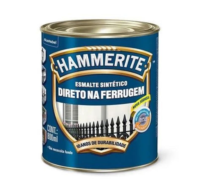 Hammerite Esmalte Sintético Branco 800 Mililitros