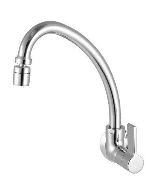 Torneira de Cozinha Meber de Parede, Bica Móvel, Modelo 1187 C 36, com Arejador Articulável