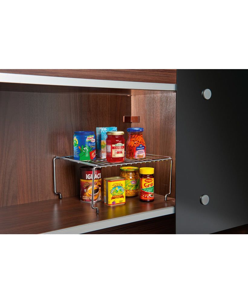 Organizador Retangular Componível Future, Cromado, 32 Cm