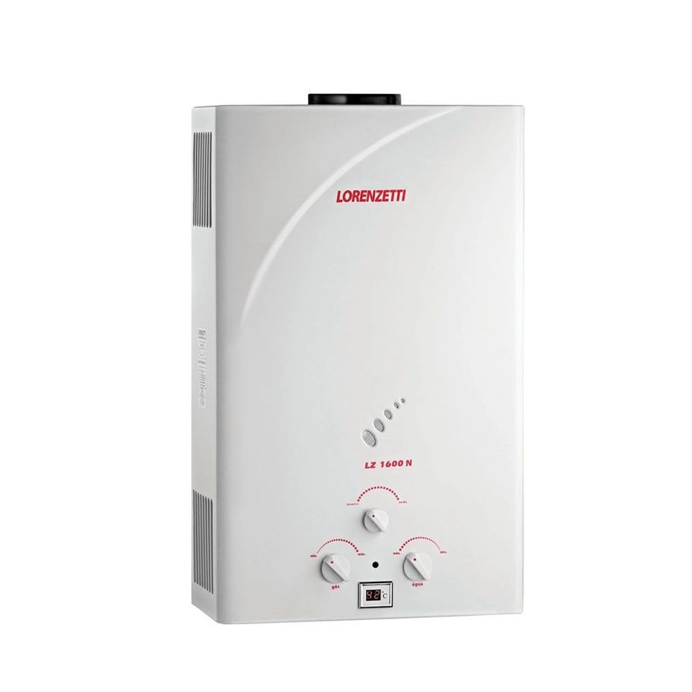 Aquecedor Lorenzetti Mecânico 15 Litros LZ1600N GLP