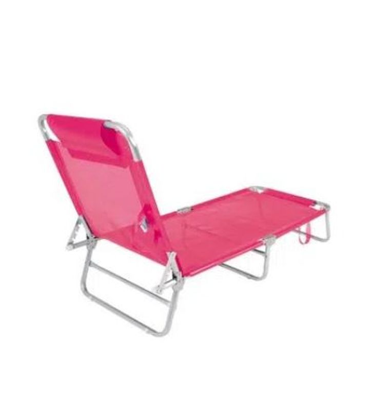 Cadeira Espreguiçadeira Mor de Alumínio, Rosa