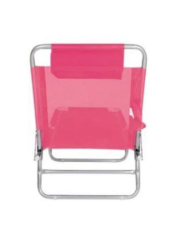 Cadeira Espreguiçadeira Mor de Alumínio, Rosa
