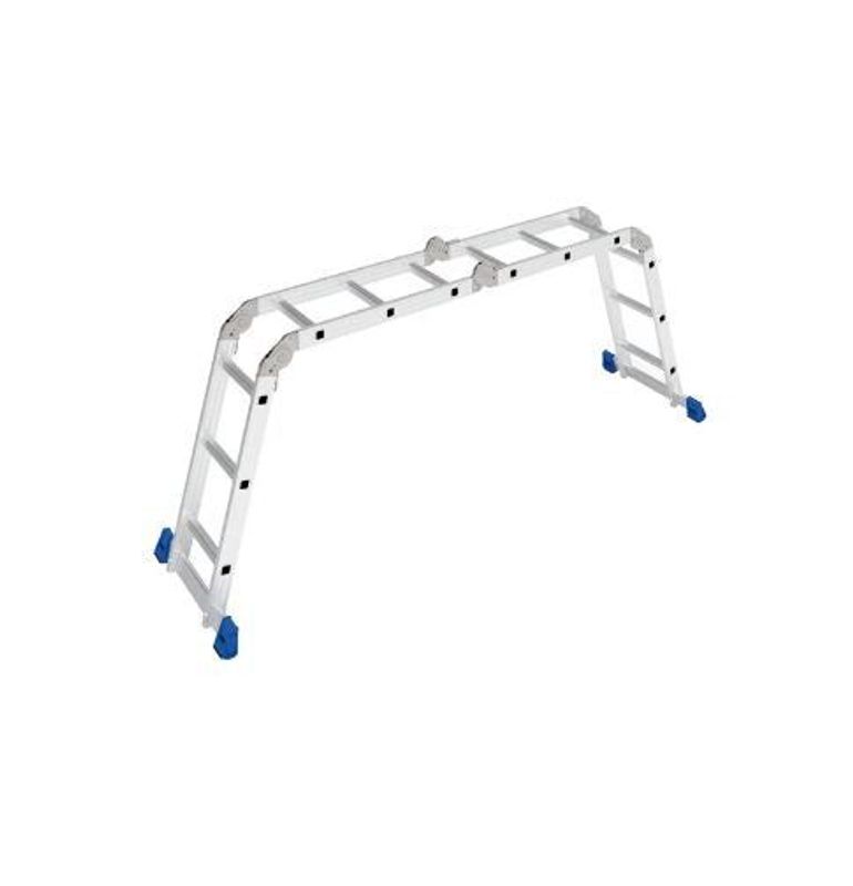 Escada Multifuncional Mor de Alumínio 4x3, 12 Degraus