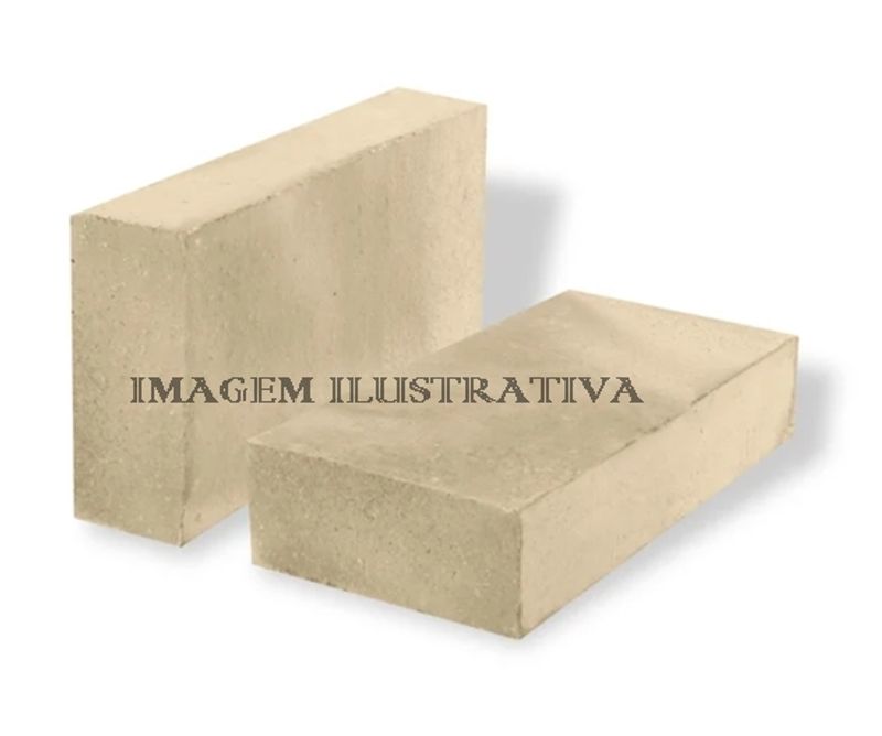 Tijolo Refratário - Alta Temperatura - Refrasul - 229x114x44mm - Durabilidade