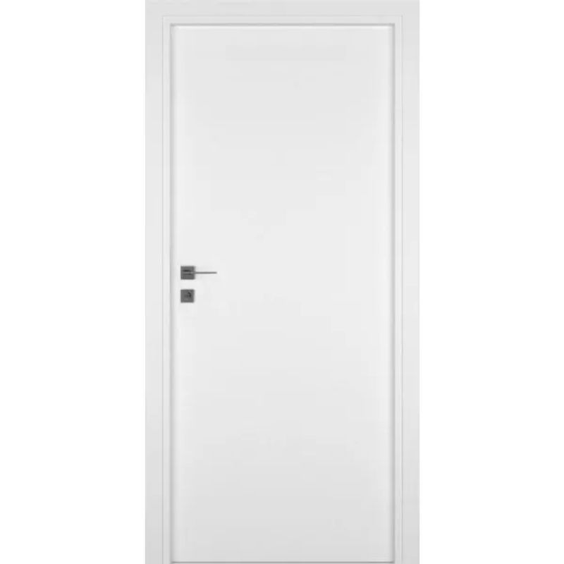 ABRILAR Kit Porta Branca 2100x800mm, Sem Fechadura e com Guarnição 70x9mm