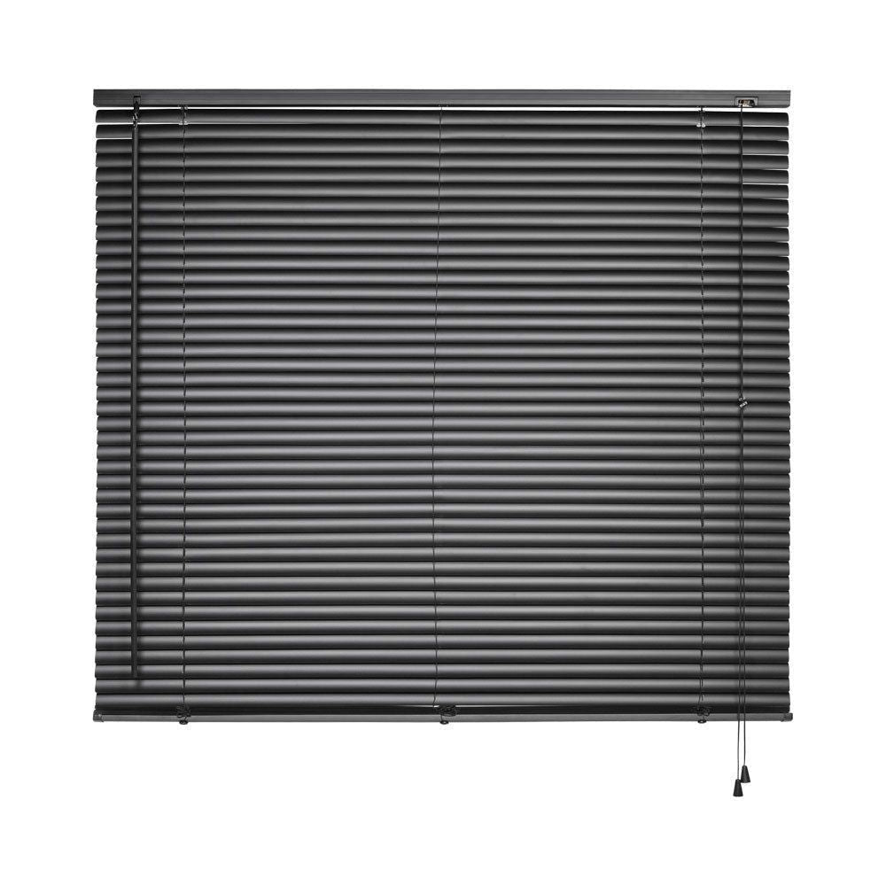 Persiana Horizontal 140x130cm Metal e Plástico Preta