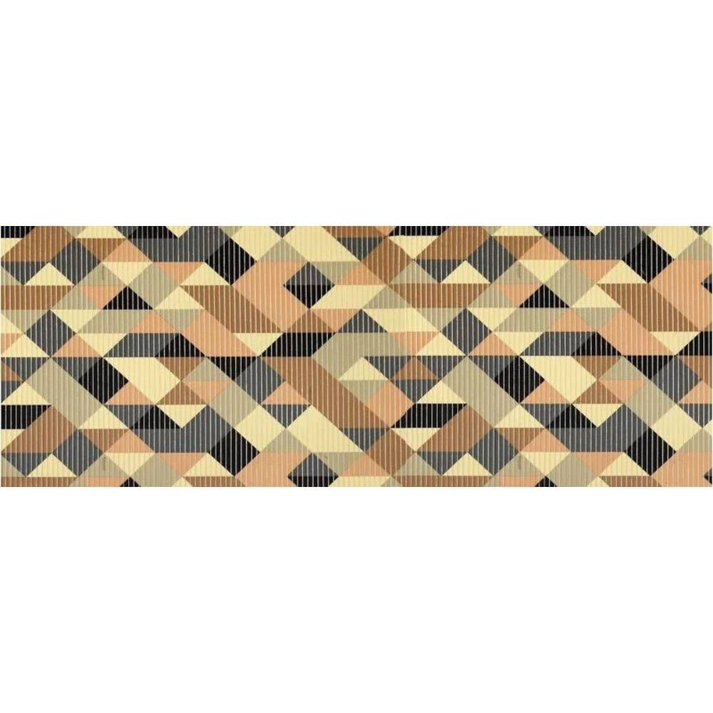 Tapete Kapazi Tropical Triângulos Coloridos Poliéster 43x65cm