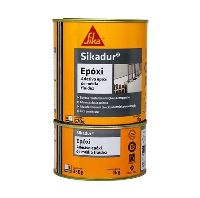 Sika Sikadur Epoxi 1kg - Adesivo Estrutural