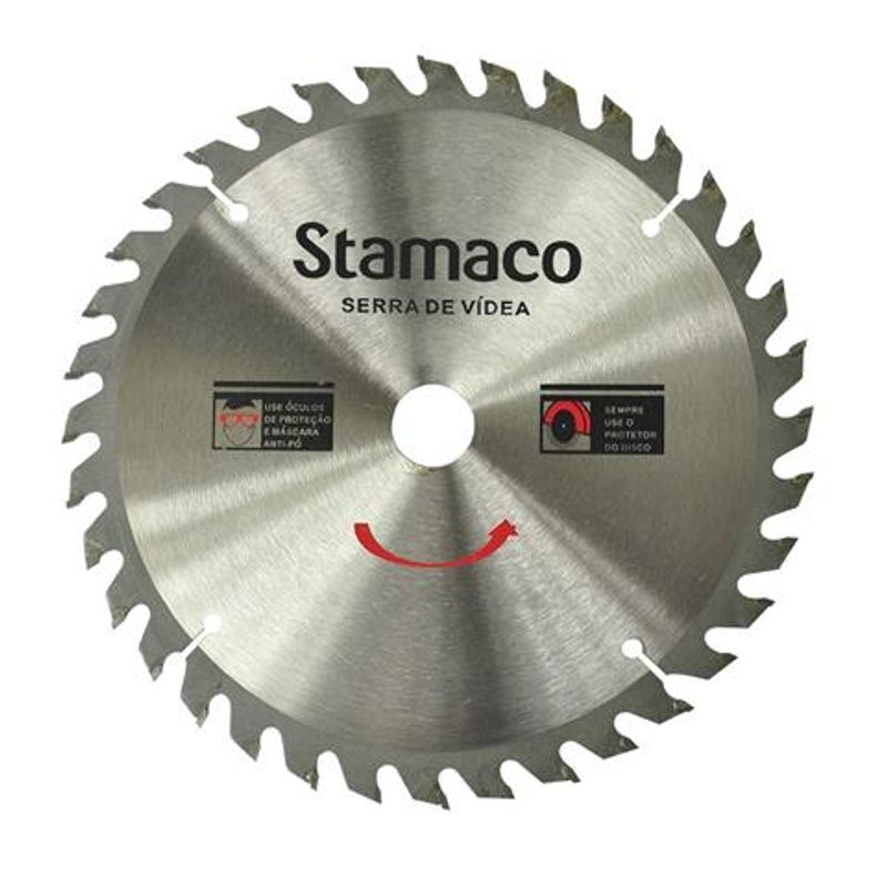 STAMACO Serra Circular SERRAMAX 230mm 36 Dentes para Madeira
