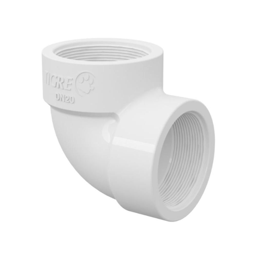 Joelho 90° PVC Roscável 1" para Água Fria