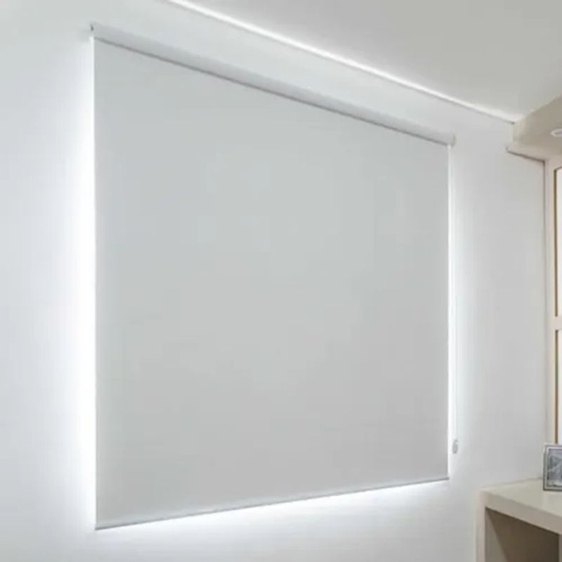 Persiana Rolo Solar Off White 120x160cm com Proteção UV