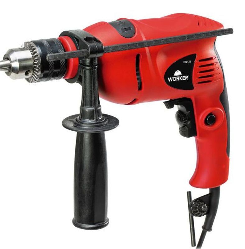 WORKER Furadeira de Impacto 550W, 1/2 Pol., 220V
