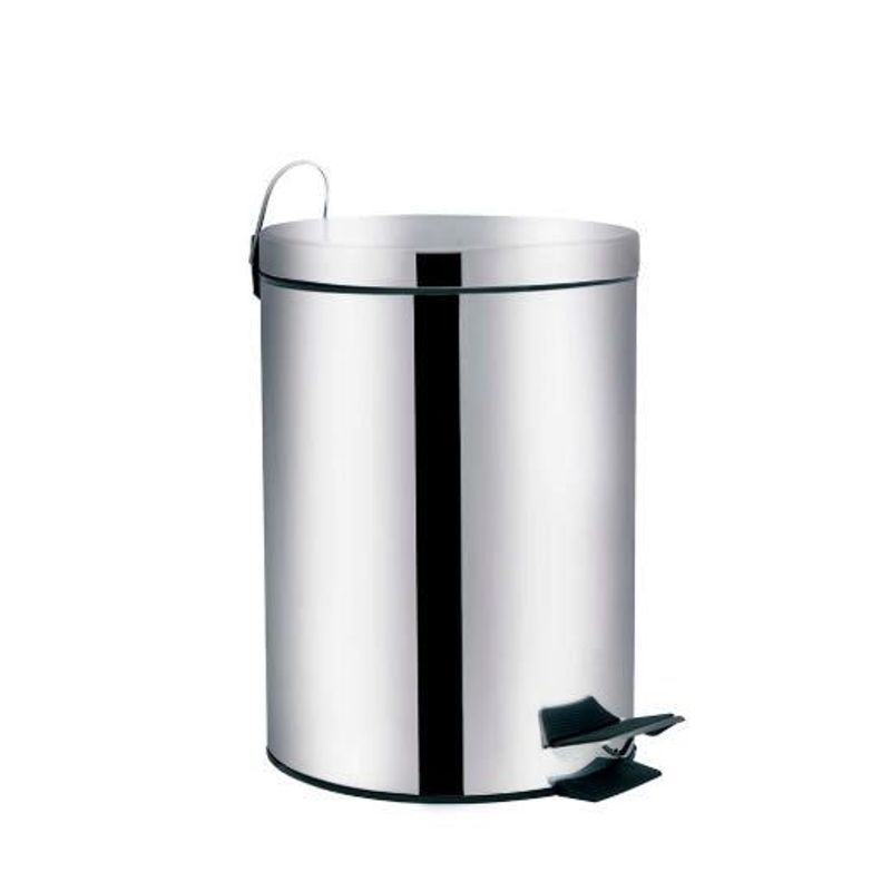 Lixeira Ágata Aço Inox 5 Litros MOR