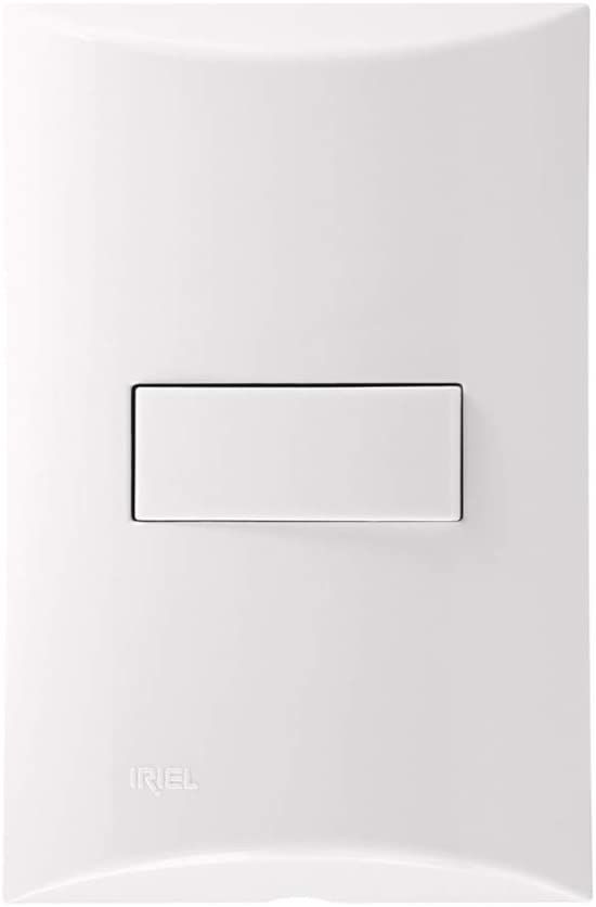 Interruptor Simples Iriel Brava 1 com Design Moderno