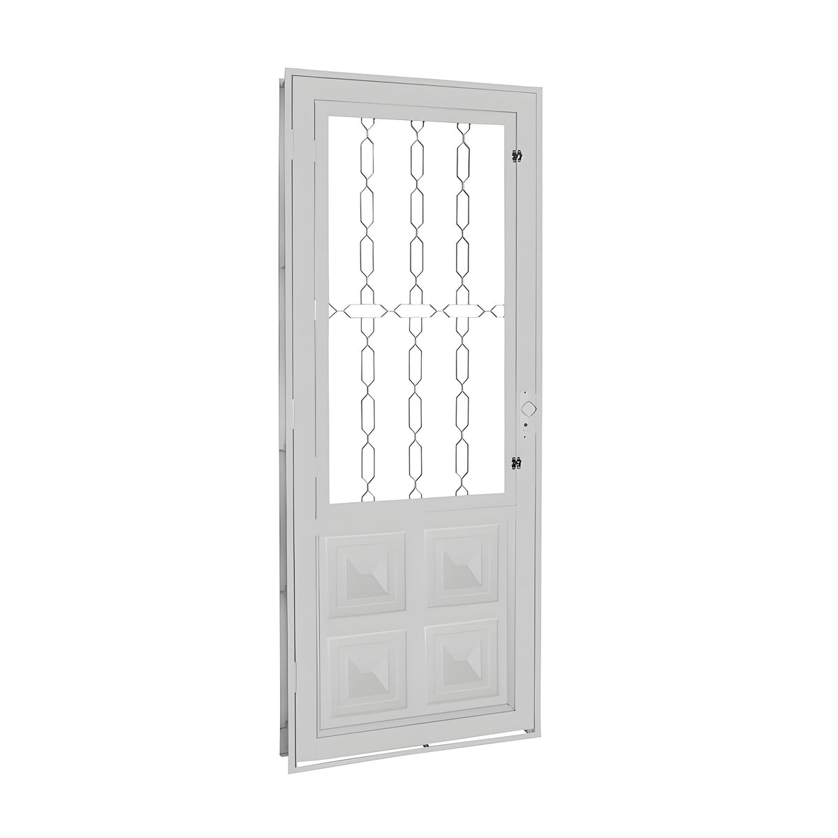 Porta Postigo SSP 080x210 VL Branco Esquerda Aluvid