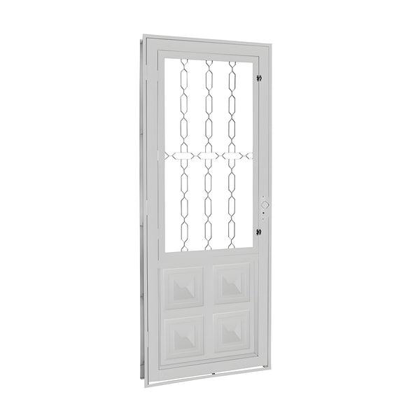 Porta Postigo SSP 080x210 VL Branco Esquerda Aluvid