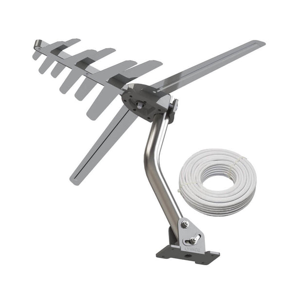 Kit Antena Digital 4 Em 1 Hdtv Uhf Vhf Brasforma