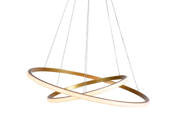 Pendente Led Taschibra Montreal 35w 3000k Ouro Fosco 50cm