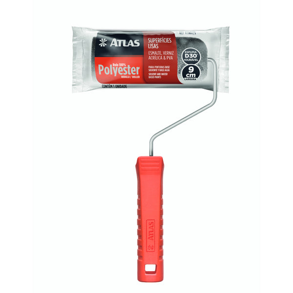 Rolo De Poliéster Atlas 9cm Para Superfícies Lisas 4069