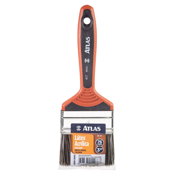 Pincel Trincha Atlas 417 3 Polegadas 76mm Para Pintura