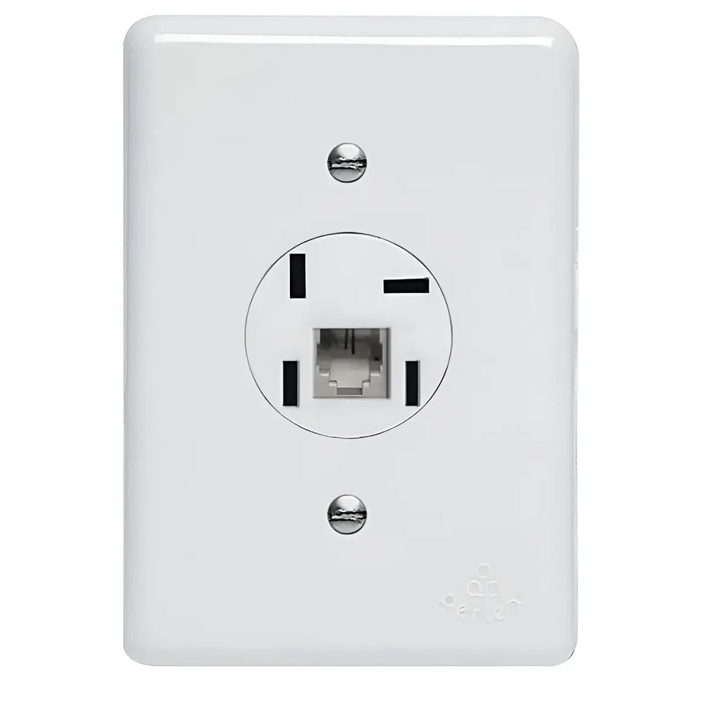 Tomada Telebras + RJ11 Perlex