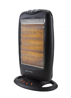 Aquecedor Elétrico Halógeno Portátil Preto Ventisol AH02 220V