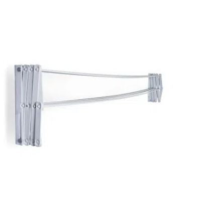 Varal Sanfonado Aço Mor 1,20mt