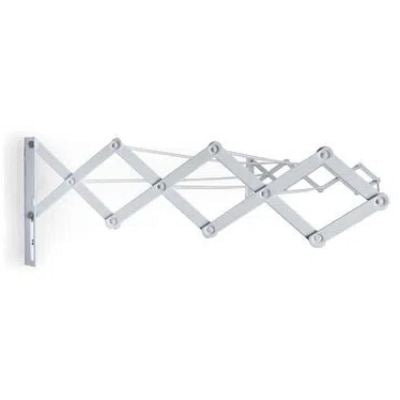 Varal Sanfonado Aço Mor 1,20mt