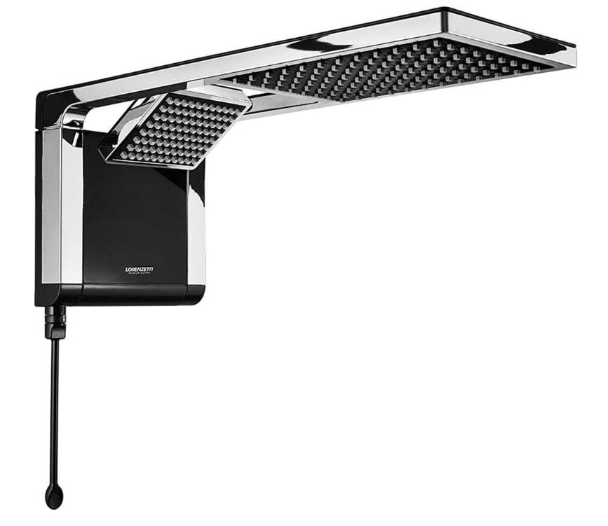 Chuveiro Acqua Duo Lorenzetti 5500w 127v Preto / Cromado