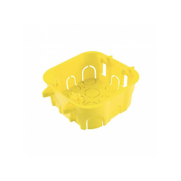 Caixa de Embutir 4x4 para Drywall Tramontina Amarela