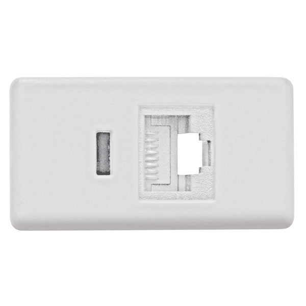 Modulo Tomada Para Telefone Rj11 Tramontina Branco