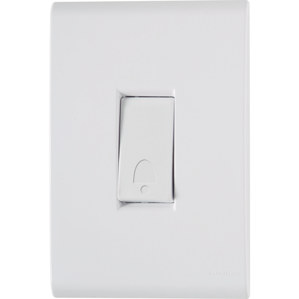 Conjunto Pulsador Para Campainha 10A 250V Tramontina Liz