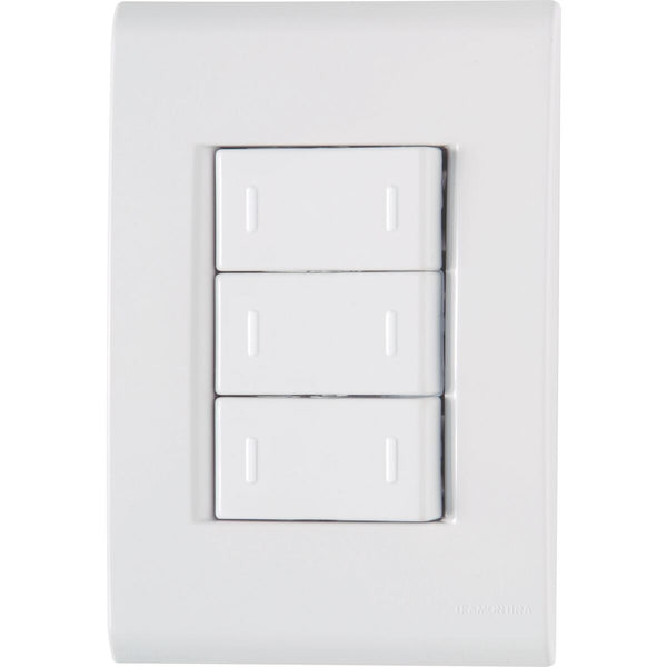 Interruptor 3 Paralelos 10A/250V Conjunto