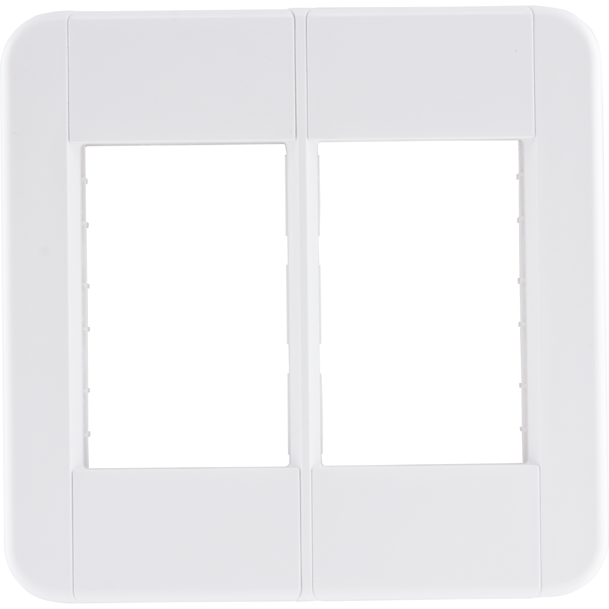Placa 4x4 Tramontina Tablet 6 Postos Branca
