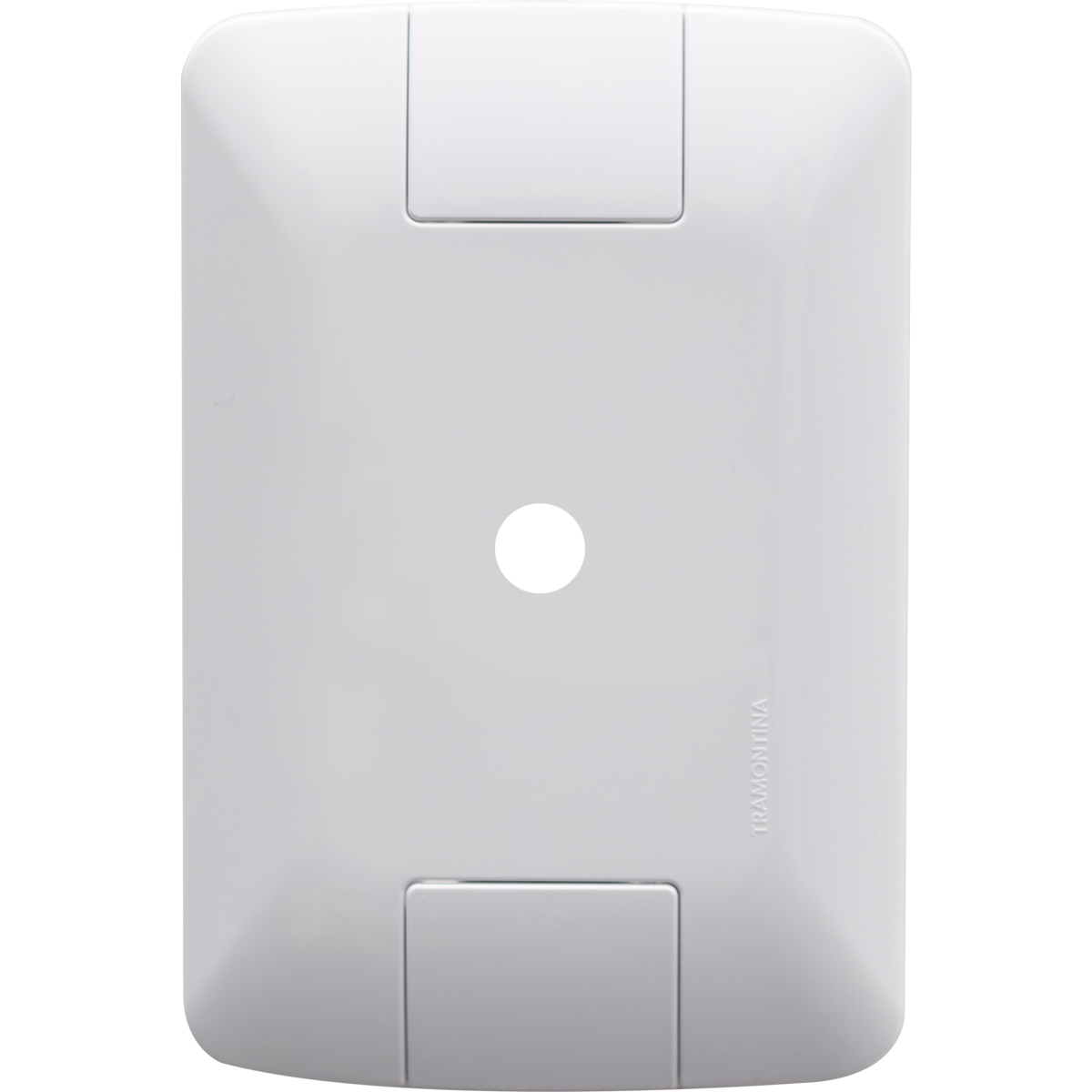 Placa 4x2 Com Furo Tramontina Aria Branca