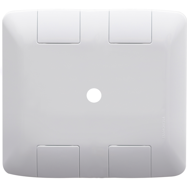Placa 4x4 Com Furo Aria Tramontina Branca