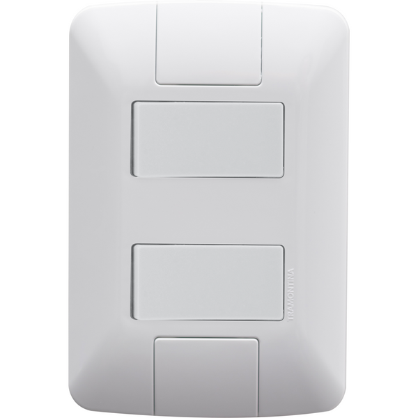 Conjunto 2 Interruptores Simples Aria Tramontina 6A 250V