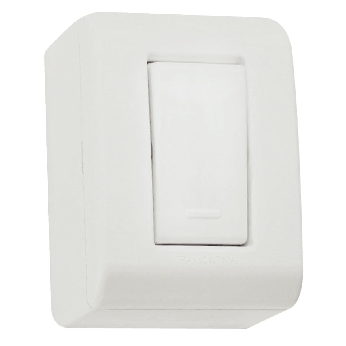Interruptor Simples Tramontina Lizflex com Caixa de Sobrepor Branco
